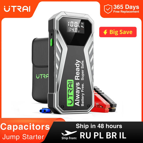 UTRAI  Jstar X1 Super Capacitor 500F Jump Starter  Emergency Auto Booster Starting Device
